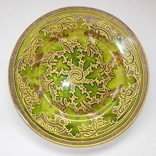 Тарелка "Зеленое Золото"